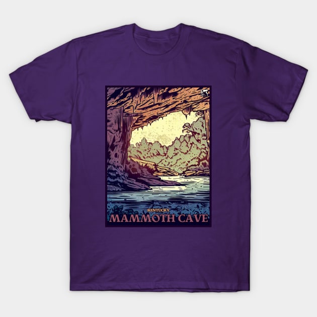 Mammoth Cave, Kentucky T-Shirt by cloudlanddesigns